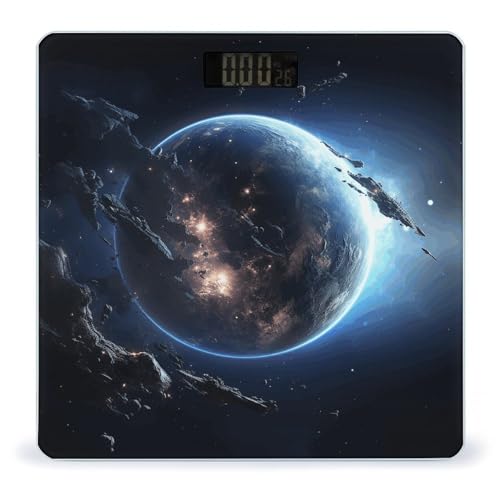 Báscula Digital de Baño Earth and Moon con Pantalla LCD miniatura 1