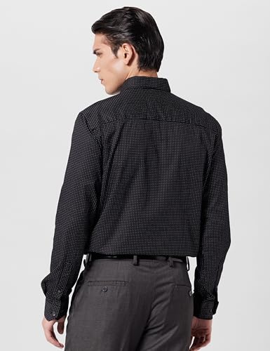 Image of Park Avenue Men's Pure Cotton Print Pattern Slim Fit Cut Away Collar Full Sleeve Casual Shirt