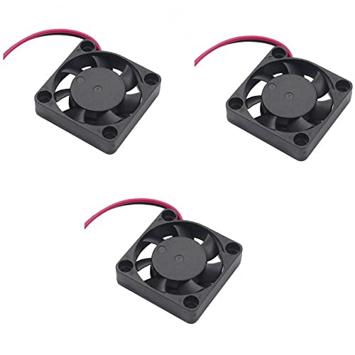 Image of MINI 5v DC FAN 40MM X 40MM X 10MM (4010): Brushless Cooling Fan (3 pcs)