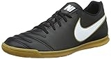  Nike Tiempo Rio III IC Botas de fútbol, Hombre, Negro/Blanco/Dorado (Black/White-Metallic Gold), 38.5