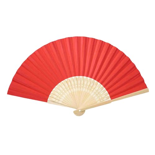 Ventilador Plegable De Papel Hecho A Mano, Estilo Chino, Estilo Simple, Hecho A Mano, Abanico De Bambú En Blanco Para Baile Nupcial, Regalo De Boda, Fiesta, DacoracióN, Accesorios De Cosplay