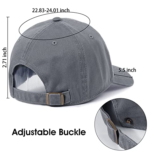 Image of Crazy Era Unisex Cotton Baseball Cap Plain Blank Dad Hat Adjustable Vintage Solid Hat
