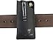 VIPERAED PJ11 Leather EDC Pocket Slip for Leatherman Rebar KICK/Crater C33 knife, Mini Knife/Flashlight/Multitool and other EDC Gear Leather Holster, Small Leather Utility Knife Sheath for Belt(Black)