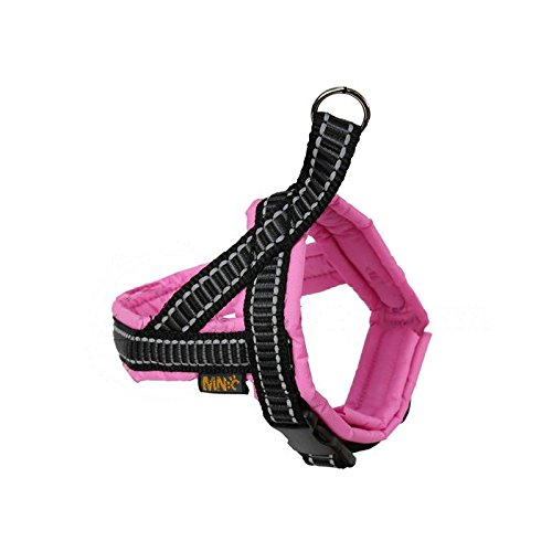 MNC Pet Classic T-Arness - Acolchado Completo de Nailon, tamaño 35, Grande, Color Rosa