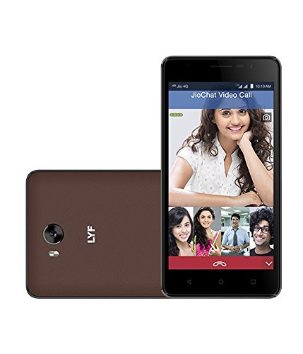 LYF Wind 4S (Dual Sim 4G VoLTE, 4000mAh Battery, 2GB RAM/16GB ROM) (Brown)