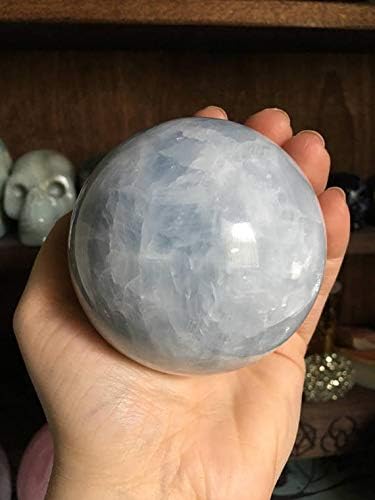 Dalas Big Size 100% Natural Blue Celestine Crystal Sphere Ball from Madagascar for Sale