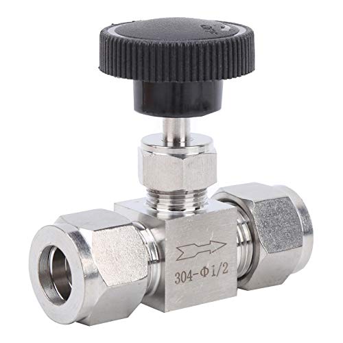 304 Stainless Steel Valve 304 Stainless Steel Valve, High Pressure Needle High Pressure Needle Control for Water Gas Liquid - Accurate - Suitable for Industrial Use