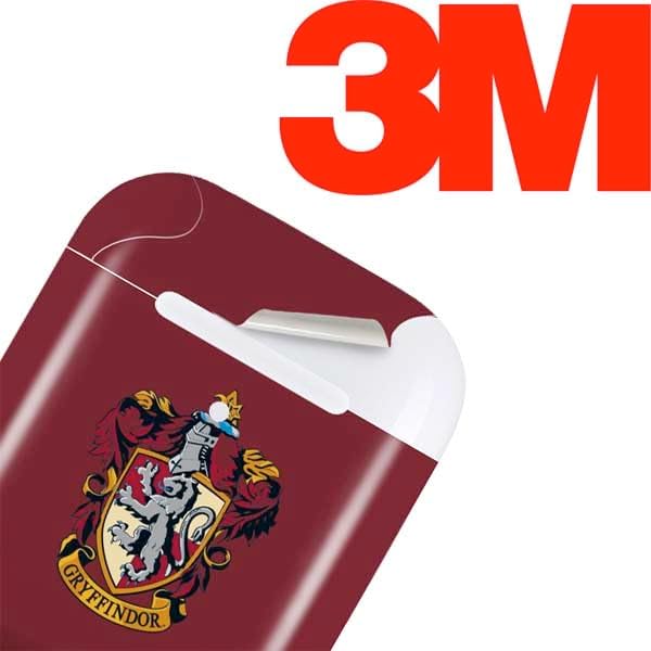 Miniatura 3 de Skinit Calcomanía de audio compatible con Apple AirPods con funda de carga Lightning, diseño oficial de Warner Bros Gryffindor House Crest