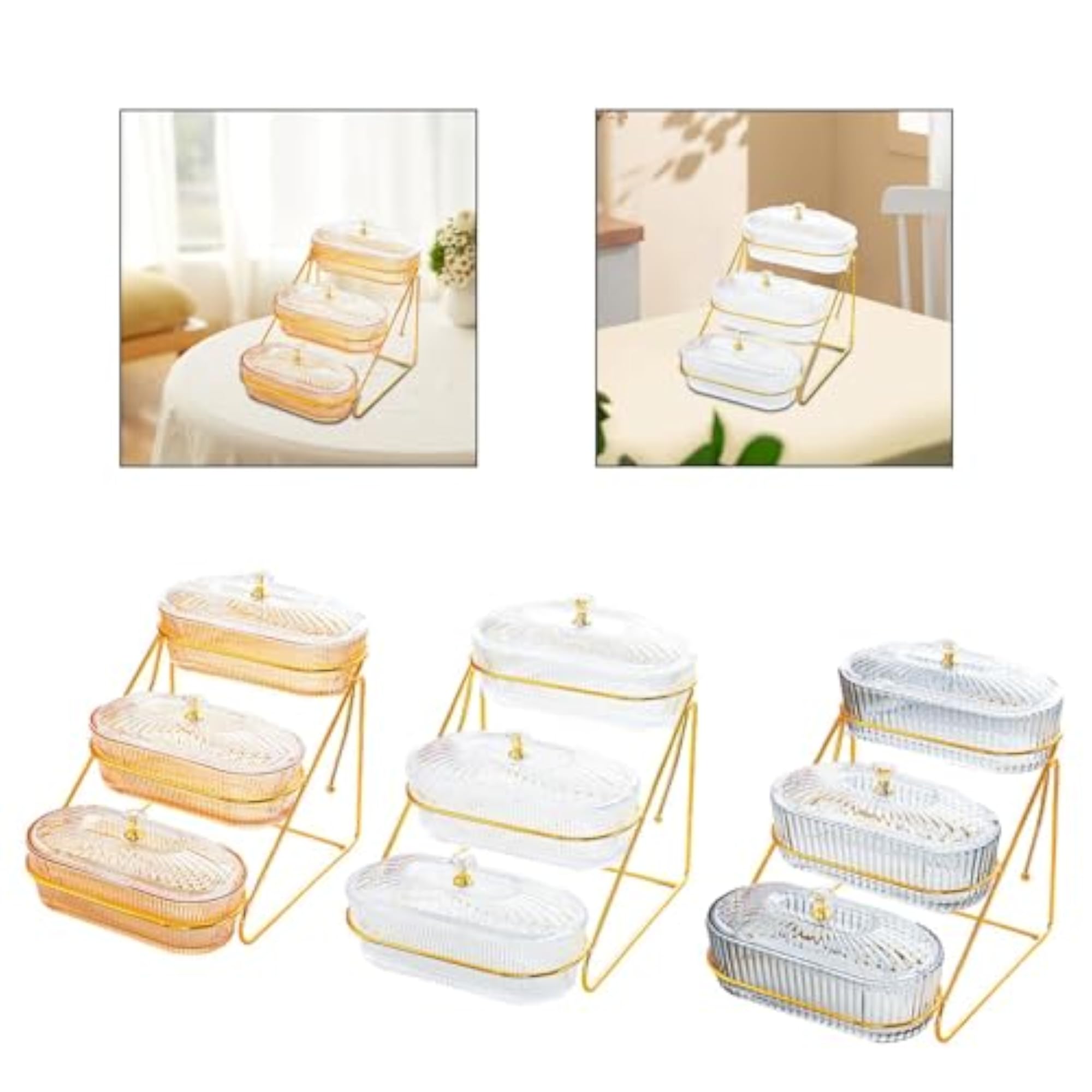 3 Layer Fruit Serving Tray for Home Decor