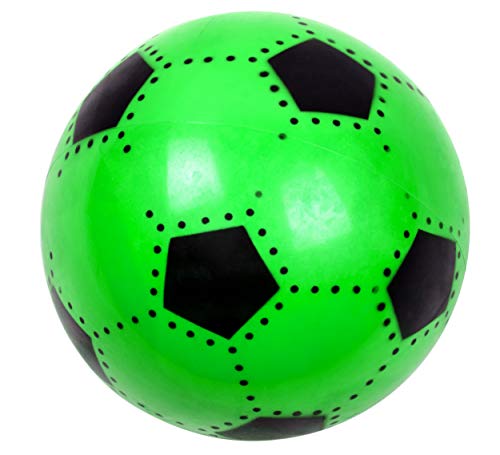 4er Set Kinder Fußbälle – Ø 23 cm – Leichte PVC Spielbälle in bunten Farben – Weich & aufblasbar – Für Garten, Pool, Scwimmbad, Schule & Freizeit – Spielball-Set für Kinder ab 3 Jahren