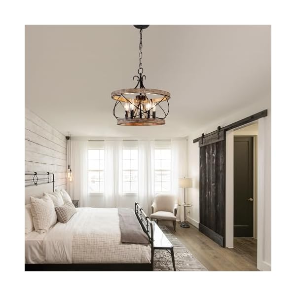   157-Farmhouse-Chandelier-5-Light-Rustic-Drum-Chandelier-Light-Fixture-Over-Table-Hanging-LampWood-Chandelier-for-Dining-Room-Kitchen