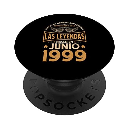Cumpleaños Hombre Regalos Las Leyendas Junio 1999 PopSockets PopGrip Intercambiable