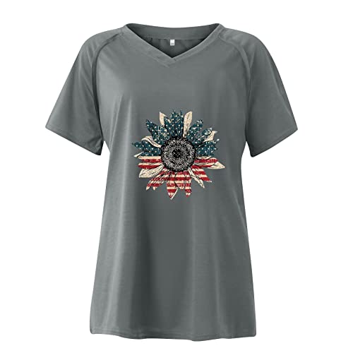 Short Sleeve Blouses For Women 2023 Athletic Shirts Women Blessed Shirts For Women Big Sister Shirt Women Blouses Women Button Down Shirt Y2K Crop Top Womens Cotton Tshirts Plus Size Tops #TOP4