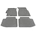 Floor Mat Compatible with 1996-2000 Honda Civic, Front & Rear Gray/Grey 4PC Nylon Car Floor Carpets Carpet Liner by IKON MOTORSPORTS, 1997 1998 1999