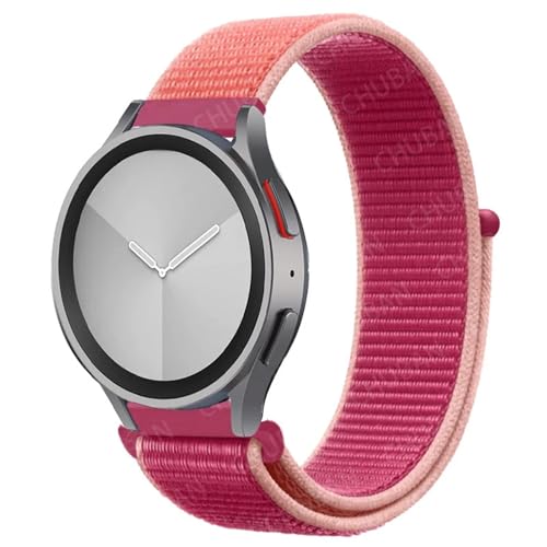 Bracelet en nylon 20mm 22mm pour Samsung Galaxy Watch 4 Classic et Huawei GT 3