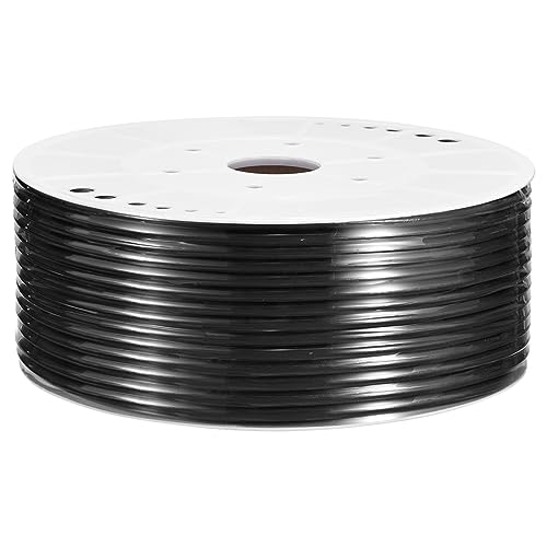Image of MECCANIXITY PU Air Line Tubing Hose Tube, 6mmx4mm 160M 525ft Black for Fluid Transfer Air Compressor