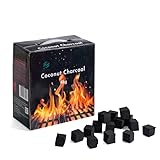 Ken Chiku - 4 KG Premium Shisha Kohle Naturkohle Kokosnuss und BBQ - Hochwertige Kokos Coal Briketts für Wasserpfeife & Grill - Shisha Würfel Kohlen & Grillkohle mit langer Brenndauer