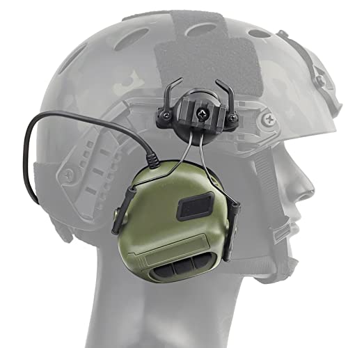 Image of VELURA Helmet Headset Headphone for PTT Radio Communication|1 Headset| Hearing Protection|Sporting Goods
