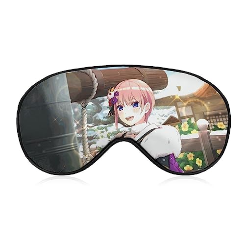 五等分の花嫁 中野一花 アイマスク キャラクター アニメ アイマスク 睡眠用 かわいい 睡眠改善 遮光 柔らかい 眼精疲労 目元疲労回復 安眠マスク 圧迫感なし 子供 男女兼用 ギフト