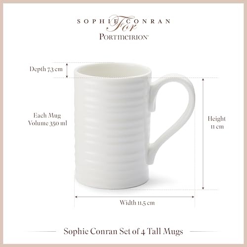 Set de 4 Mugs Altos Sophie Conran Blanco miniatura 5