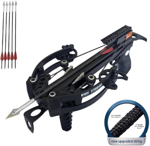 125lbs Mini Striker Pistol Crossbow with 5 Bolts, 300 fps