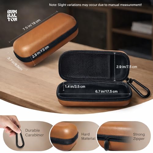 Image of Hard Carrying Case for Ray-Ban Meta Smart Glasses, Accessories Compatible with Meta Ray-Ban Wayfarer, Skyler & Headliner, Protective Travel Storage Box