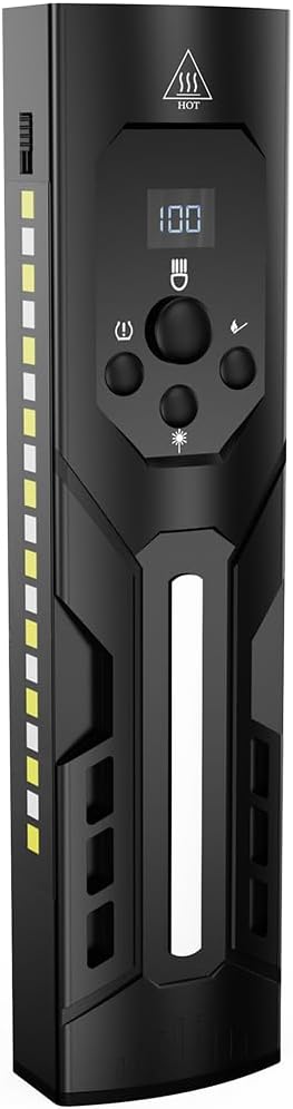 Amazon.com: LAMJIE Portable LED Flashlight with Digital Battery Display ...