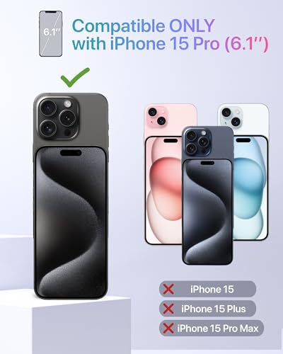 Coque iPhone 15 Pro antichoc range carte cachée résout l'oubli de portefeuille - 2