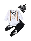 Diseño: Disfraz de Halloween de tres piezas, estilo de moda, hace que tu bebé se vea bonito y encantador. Recibirás muchos cumplidos y brillará en cualquier ocasión.