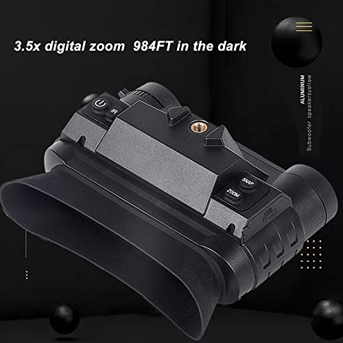 Binóculos Digitais de Visão Noturna, óculos de Visão Noturna Infravermelha Montados na Cabeça 1080P