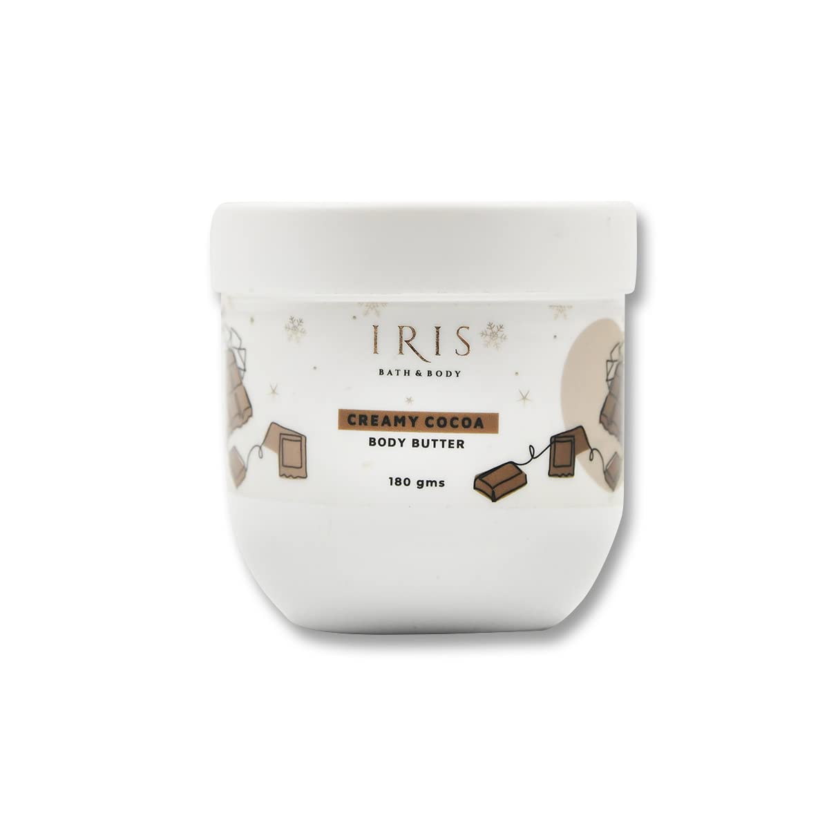 IRIS Cosmetics Coca Body Butter, Deep Moisture & Hydration, 180g