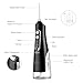 R REVA Cordless Dental Water Flosser for Teeth, Gums & Braces - Electric Oral Irrigator 310ML, 4 Modes, Rechargeable, 4 Jet Tips, Smart Memory, 360° Nozzle, IPX7 Waterproof & Low Noise (M209 - Black)