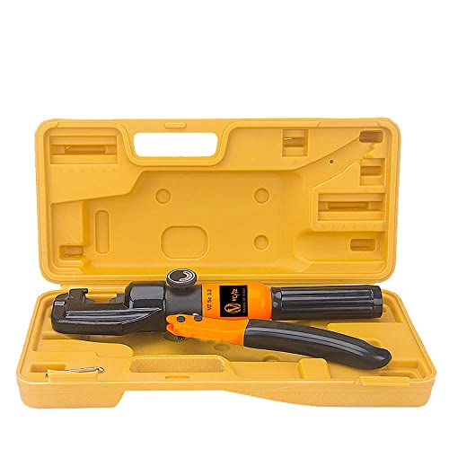 Image of VOLTZ SC-12 Rebar Cutter Manual Hydraulic Rebar Cutter 6T Steel Rebar Cutting Tool Hand Rebar Cutting Machine for Cutting Steel Bar Range Φ4-12mm with Two Cutter Heads