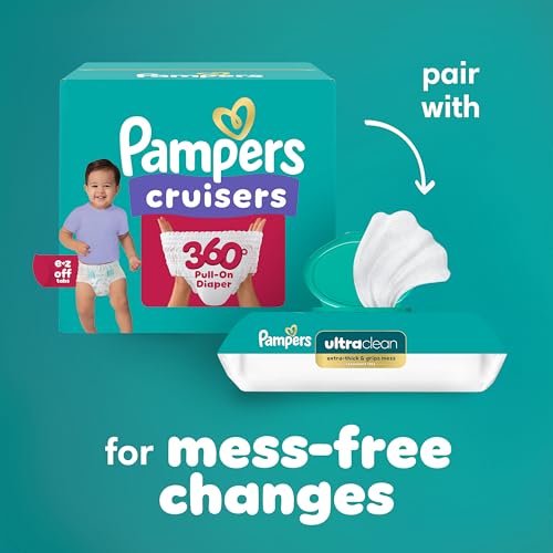 Pampers Diapers - Cruisers 360 - Size 6, 48 Count, Babyproof up to 100% Leakproof Pull-On Diaper by Pampers - Image 3