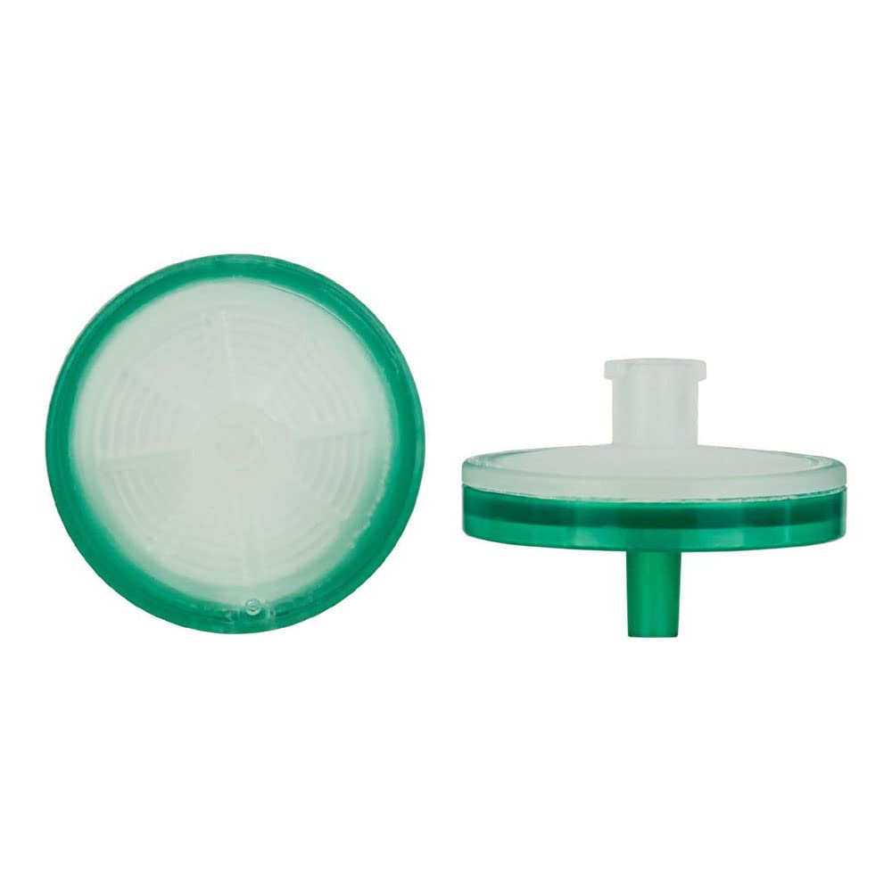 MACHEREY-NAGEL 729013.400 CHROMAFIL PA Syringe Filter, Top: Colorless, Bottom: Green, 0.45µm Pore Size, 25 mm Membrane Diameter (Pack of 400)