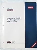 CPCU 552 Course Guide - Commercial Liability Risk Management and Insurance, 3rd Edition 0894632442 Book Cover