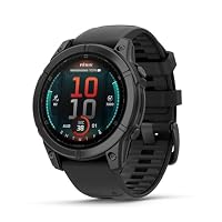 Garmin Fenix E, 47 mm, GPS-Multisport-Smartwatch, Schwarz/Schiefergrau – Ansicht 1