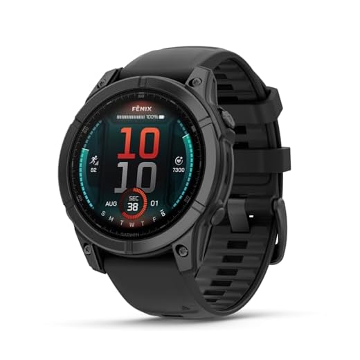 Garmin fēnix E, 47mm GPS smartwatch, Extensive health & training features, adventure watch with up to 16 days battery life, Slate Grey & Black