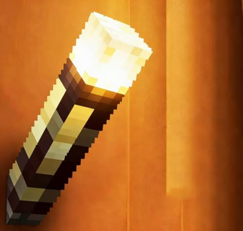 Wall Torch Lamp, 7-Color Change Light-up Table Lamps, USB Rechargeable Night Light, Hand Held or Wall Mount Bedside Lamp for Home/Office Decor