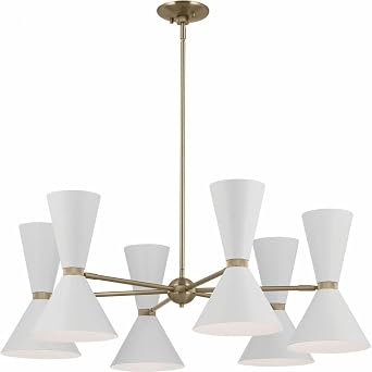 Kichler Phix 12-Light Chandelier, Champagne Bronze
