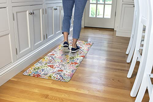 FloorPops Tapetes de conforto antifadiga Teddi aquarela, 152 x 50 x 1,3 cm (FPA4875)