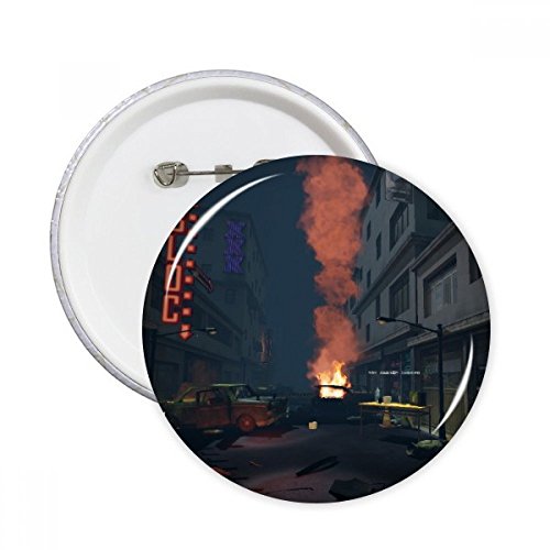 Pins Bouton LopNorZombie Adventure Horreur Vêtements Customisés Décoration Durable 5pcs