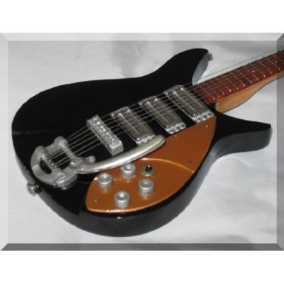 John lennon miniature mini guitar 58′ rickenbacker beatles - Les Beatles, Paul McCartney, John Lennon, RIngo Starr, George Harrison John lennon miniature mini guitar 58' rickenbacker beatles