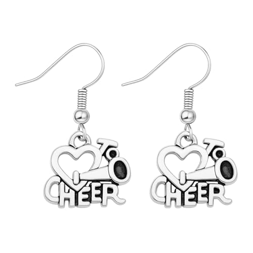 Infinity Collection - Cheer Earrings - Non-Tarnish Jewelry for Cheerleaders, Teams, Moms, Coaches, and Giftable Accessories, Premium Quality