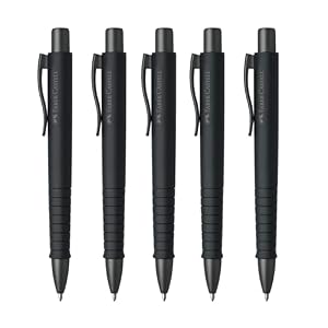 Faber-Castell – Faber-Castell - Kugelschreiber Poly Ball Urban Black, 5 Stüc