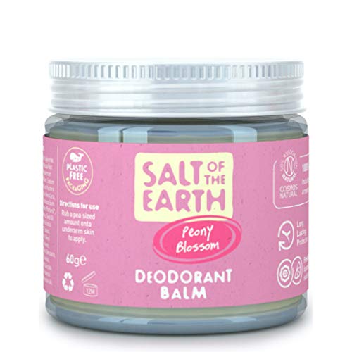 Salt of The Earth Pioen Bloesem Deodorant Balsem 60g - Veganistisch & Plastic vrij