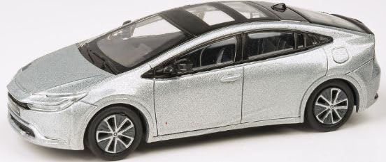 PAR 65601 1:64 Prius 2023 (RHD) Diecast Model Replica in Cutting Edge Silver