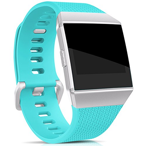 Mornex Magnetic Bands Compatible with Fitbit Luxe, Women Men Metal Adjustable Replacement Wristband, Stainless Steel Magnetic Lock Replacement，Blue-Green
