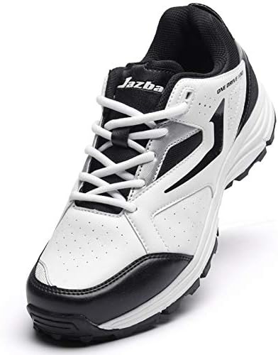 JAZBA ONEDRIVE 100 Cricket shoes for Men and Women I Light Weight Trainer for Outdoor Team Sports I Hard Rubber Stud for Speed and Traction | Baseball Cleats Outdoor Running Shoe | Best Value for Money Shoe