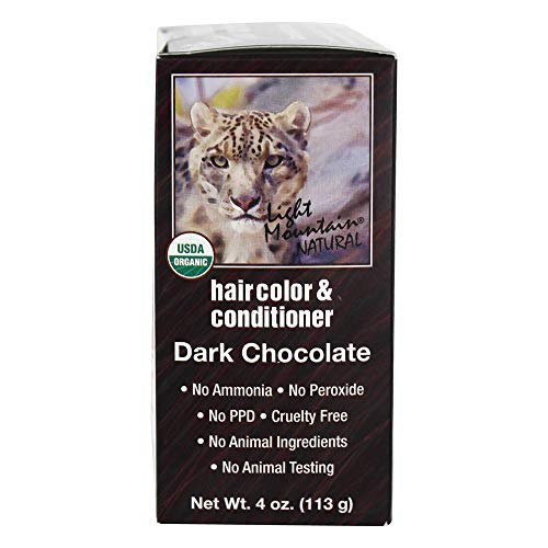 LIGHT MOUNTAIN Hair Color Hair Color Dark Chocolate, 0.02 Pound - Thumbnail 5
